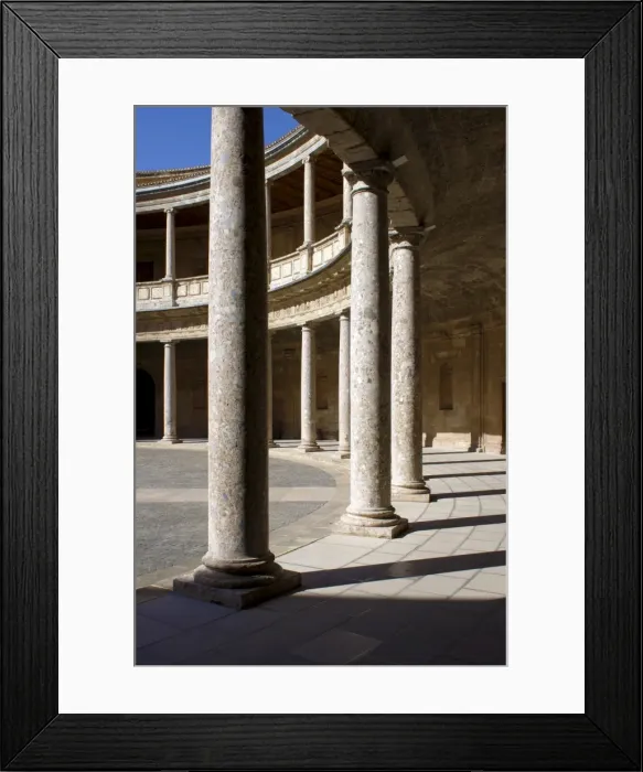Framed Print : Palace of Charles V, Alhambra Palace, UNESCO World Heritage Site, Granada Framed Print : Palace of Charles V, Alhambra Palace, UNESCO World Heritage Site, Granada