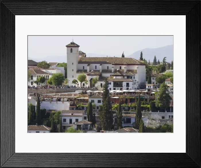 Framed Print : Church of San Nicolas, Old City, Granada, Andalucia, Spain, Europe Framed Print : Church of San Nicolas, Old City, Granada, Andalucia, Spain, Europe