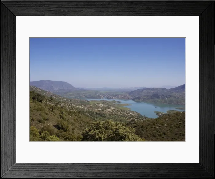 Framed Print : Embalse de Zahara, Malaga Province, Andalucia, Spain, Europe Framed Print : Embalse de Zahara, Malaga Province, Andalucia, Spain, Europe