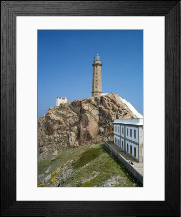 Framed Print : Lighthouse and museum, Cabo Vilan, Galicia, Spain, Europe Framed Print : Lighthouse and museum, Cabo Vilan, Galicia, Spain, Europe