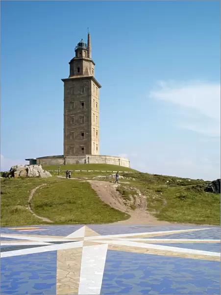 Tower of Hercules (Torre de Hercules), A Coruna, Galicia, Spain, Europe