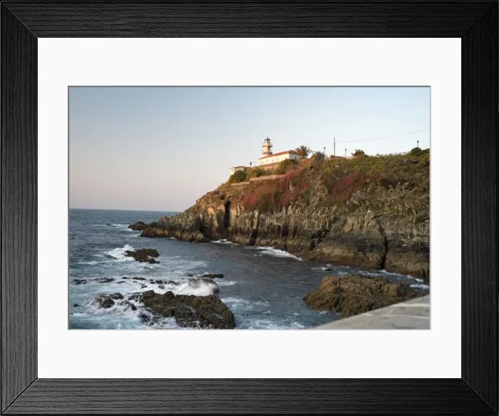 Framed Print : Lighthouse at Cudillero, Asturias, Spain, Europe Framed Print : Lighthouse at Cudillero, Asturias, Spain, Europe