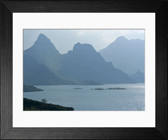 Framed Print : Embalse de Riano, a man-made lake, Castilla y Leon, Spain, Europe