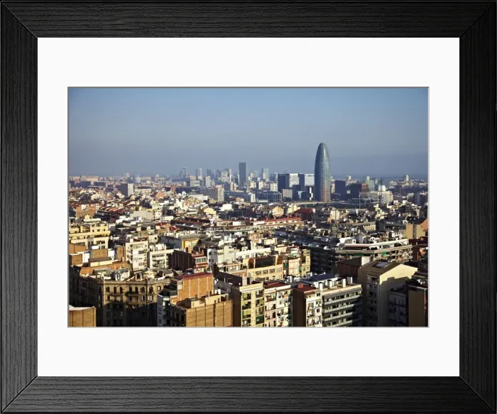 Framed Print : View from the top of the Sagrada Familia, Barcelona, Catalonia, Spain, Europe Framed Print : View from the top of the Sagrada Familia, Barcelona, Catalonia, Spain, Europe