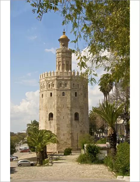 Torre del Oro, Seville, Andalucia, Spain, Europe