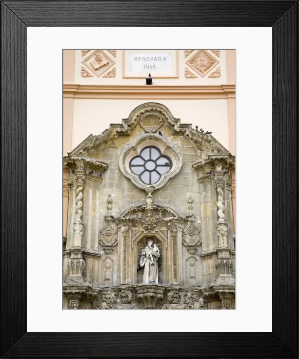 Framed Print : San Antonio Plaza Church, Cadiz, Andalusia, Spain, Europe Framed Print : San Antonio Plaza Church, Cadiz, Andalusia, Spain, Europe