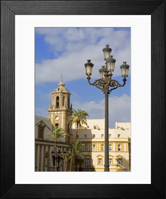 Framed Print : Santiago Church, Cadiz, Andalusia, Spain, Europe Framed Print : Santiago Church, Cadiz, Andalusia, Spain, Europe
