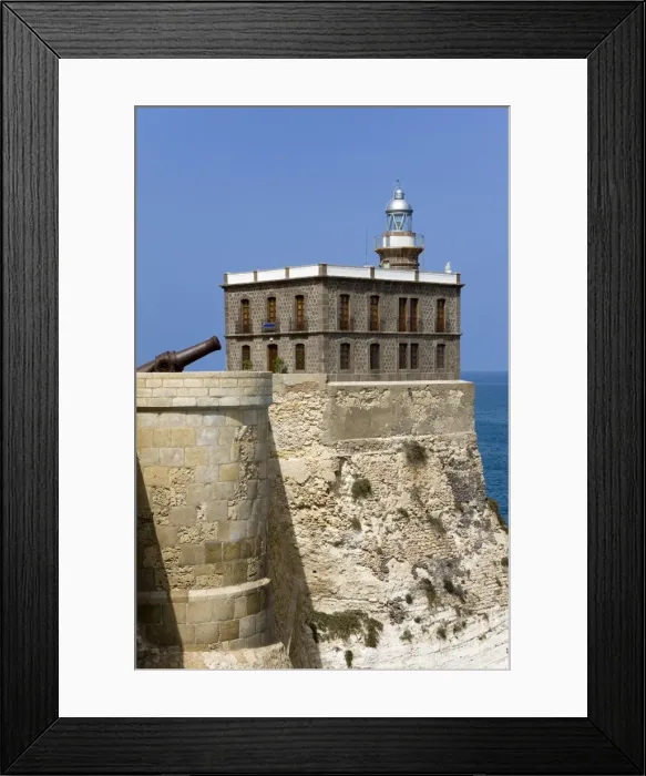 Framed Print : Lighthouse in Medina Sidonia (old town) District, Melilla, Spain, Spanish North Africa Framed Print : Lighthouse in Medina Sidonia (old town) District, Melilla, Spain, Spanish North Africa