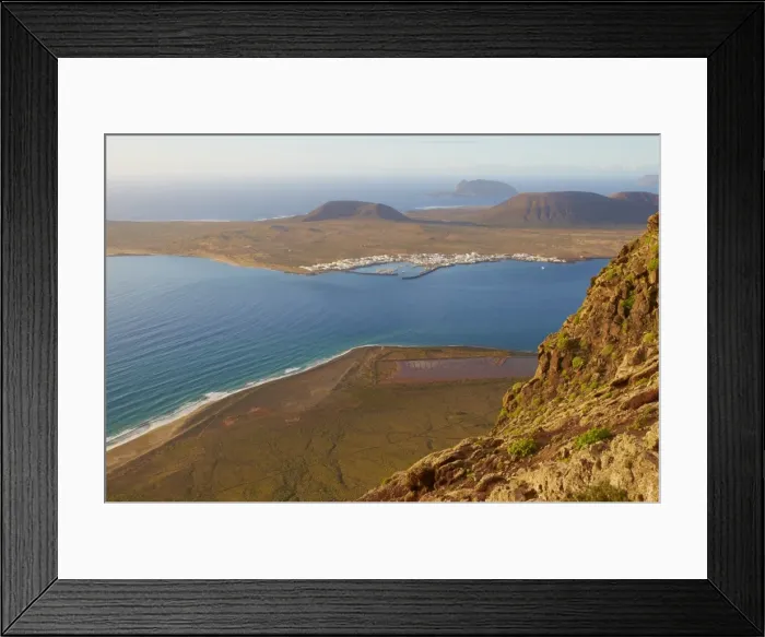 Framed Print : Mirador del Rio, Ile Graciosa, Lanzarote, Canary Islands, Spain, Atlantic Ocean, Europe Framed Print : Mirador del Rio, Ile Graciosa, Lanzarote, Canary Islands, Spain, Atlantic Ocean, Europe