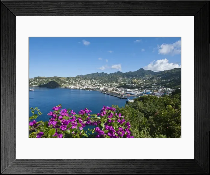 Framed Print : Kingstown Harbour, St. Vincent, St. Vincent and The Grenadines, Windward Islands Framed Print : Kingstown Harbour, St. Vincent, St. Vincent and The Grenadines, Windward Islands