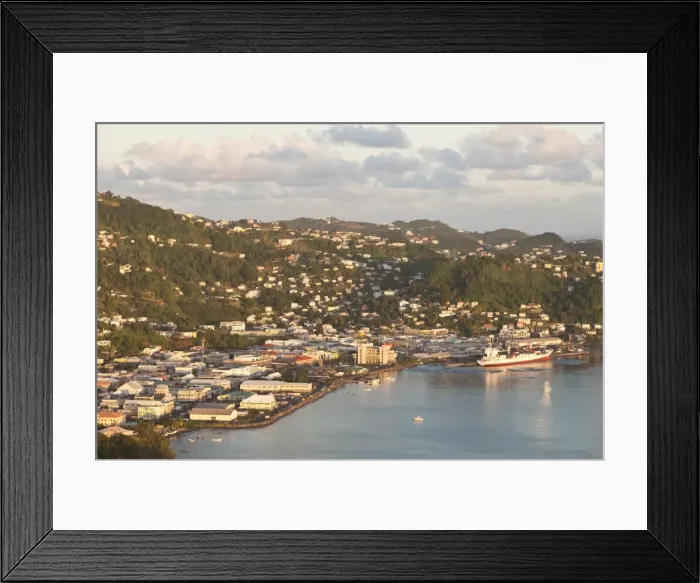 Framed Print : Kingstown Harbour, St. Vincent, St. Vincent and The Grenadines, Windward Islands Framed Print : Kingstown Harbour, St. Vincent, St. Vincent and The Grenadines, Windward Islands