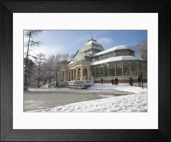 Framed Print : Palacio de Cristal, Retiro Park, Madrid, Spain, Europe Framed Print : Palacio de Cristal, Retiro Park, Madrid, Spain, Europe