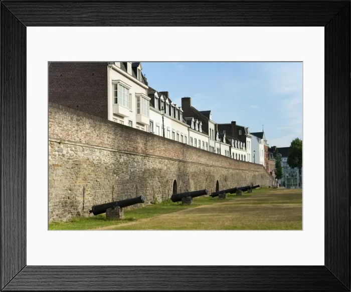 Framed Print : Eerste Middeleeuwse Omwalling (First Medieval City Wall), dating from 1229 Framed Print : Eerste Middeleeuwse Omwalling (First Medieval City Wall), dating from 1229