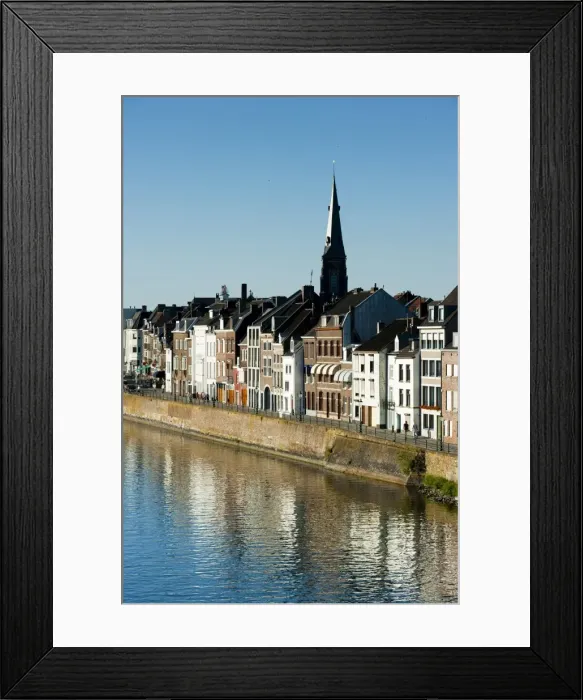 Framed Print : Wijck area on the River Ms, Mstricht, Limburg, The Netherlands, Europe Framed Print : Wijck area on the River Ms, Mstricht, Limburg, The Netherlands, Europe
