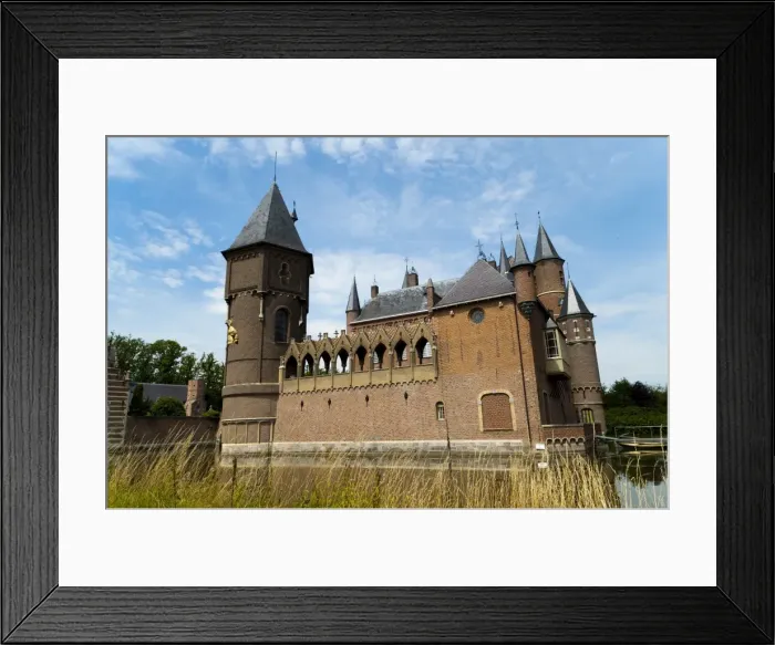 Framed Print : Heeswijk Castle, S-Hertogenbosch, Limburg, The Netherlands, Europe