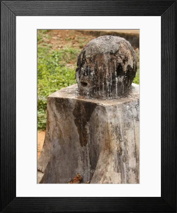Framed Print : Voodoo fetish in Togoville, Togo, West Africa, Africa