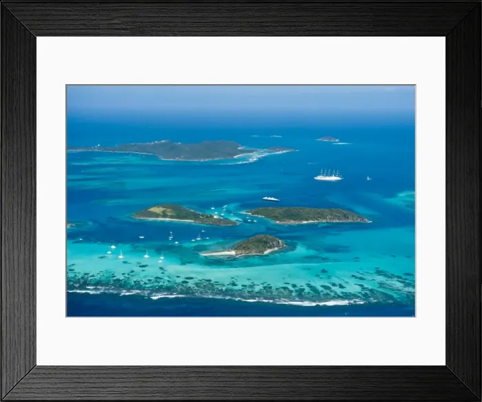 Framed Print : Tobago Cays and Mayreau Island, St. Vincent and The Grenadines, Windward Islands Framed Print : Tobago Cays and Mayreau Island, St. Vincent and The Grenadines, Windward Islands