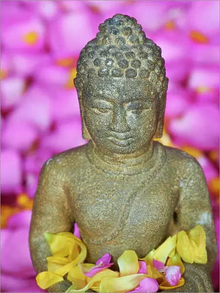 Detail of statue of Buddha, Bangkok, Thailand, Southeast Asia, Asia