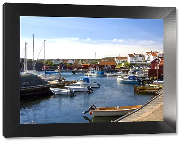 Harbour, Halleviksstrand, Stocken, Orust Island, West Gotaland, Sweden