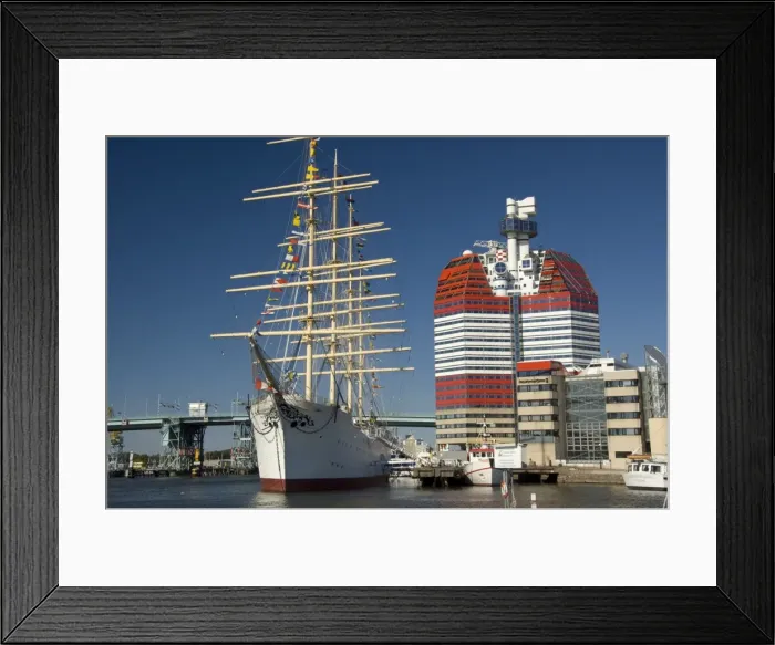 Framed Print : Barque The Viking and GotheborgsUtkiken, Gothenburg, Sweden, Scandinavia, Europe Framed Print : Barque The Viking and GotheborgsUtkiken, Gothenburg, Sweden, Scandinavia, Europe