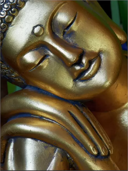 Head of Buddha statue, Bangkok, Thailand, Southeast Asia, Asia