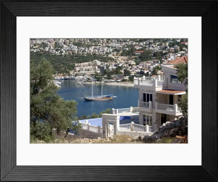 Framed Print : Gulet anchored at Kalkan, a popular tourist resort, Antalya Province, Anatolia Framed Print : Gulet anchored at Kalkan, a popular tourist resort, Antalya Province, Anatolia
