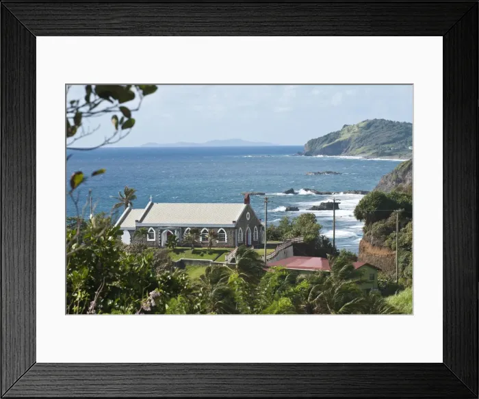 Framed Print : St. Matthews Church, Biabou, St. Vincent, St. Vincent and the Grenadines Framed Print : St. Matthews Church, Biabou, St. Vincent, St. Vincent and the Grenadines