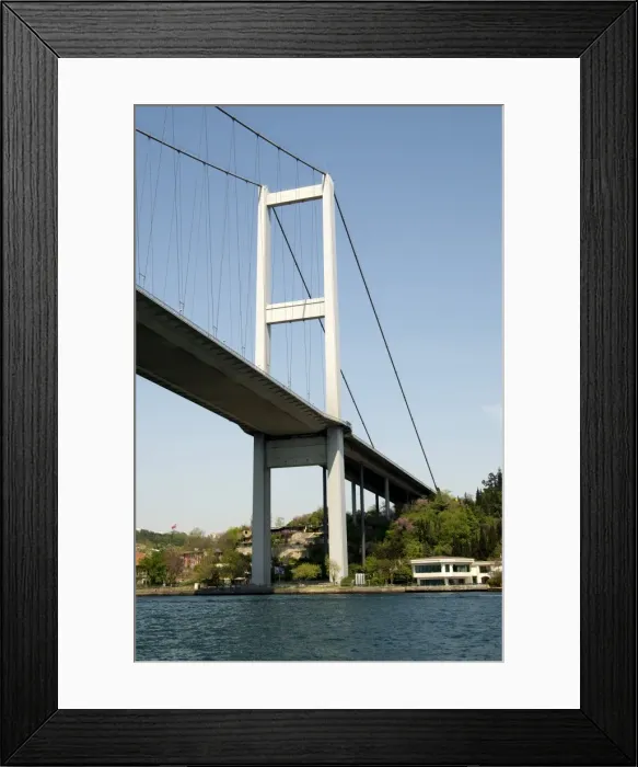 Framed Print : The Bosporus Bridge, Istanbul, Turkey, Europe Framed Print : The Bosporus Bridge, Istanbul, Turkey, Europe