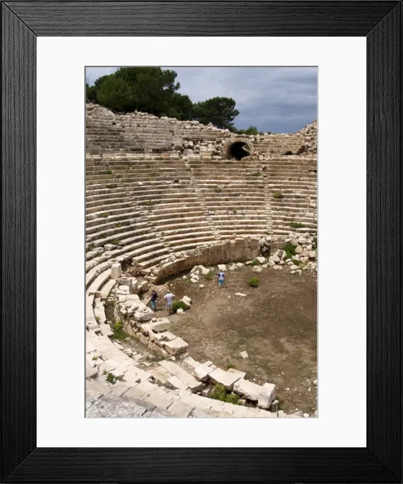 Framed Print : Amphitheatre at the Lycian site of Patara, near Kalkan, Antalya Province Framed Print : Amphitheatre at the Lycian site of Patara, near Kalkan, Antalya Province