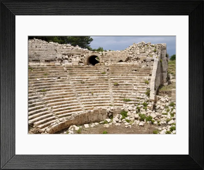 Framed Print : Amphitheatre at the Lycian site of Patara, near Kalkan, Antalya Province Framed Print : Amphitheatre at the Lycian site of Patara, near Kalkan, Antalya Province