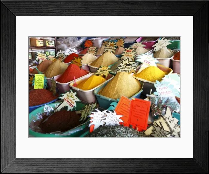 Framed Print : Spices on stall in market of Souk Jara, Gabes, Tunisia, North Africa, Africa Framed Print : Spices on stall in market of Souk Jara, Gabes, Tunisia, North Africa, Africa