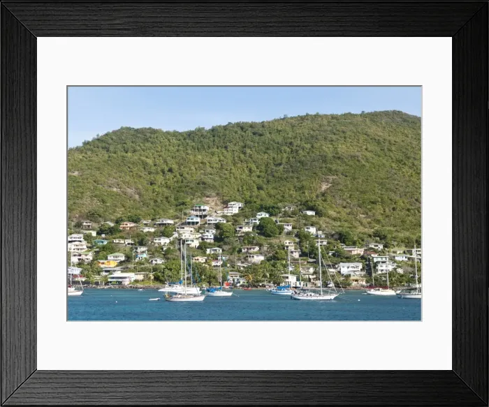 Framed Print : Port Elizabeth, Bequia, St. Vincent and The Grenadines, Windward Islands Framed Print : Port Elizabeth, Bequia, St. Vincent and The Grenadines, Windward Islands