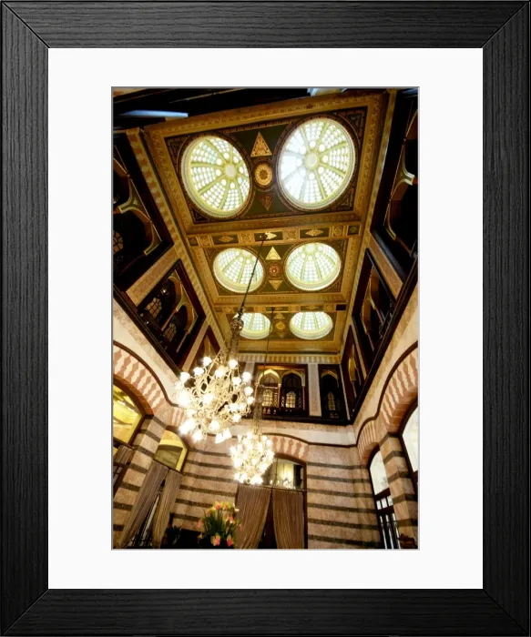 Framed Print : The Tea Room, Pera Palace Hotel, Istanbul, Turkey, Europe Framed Print : The Tea Room, Pera Palace Hotel, Istanbul, Turkey, Europe