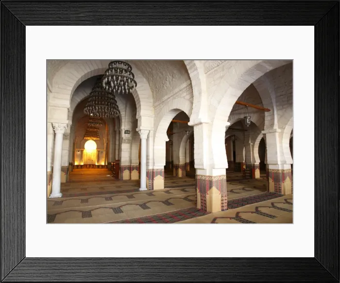 Framed Print : Prayer hall of the Great Mosque, Medina, Sousse, Tunisia, North Africa, Africa Framed Print : Prayer hall of the Great Mosque, Medina, Sousse, Tunisia, North Africa, Africa