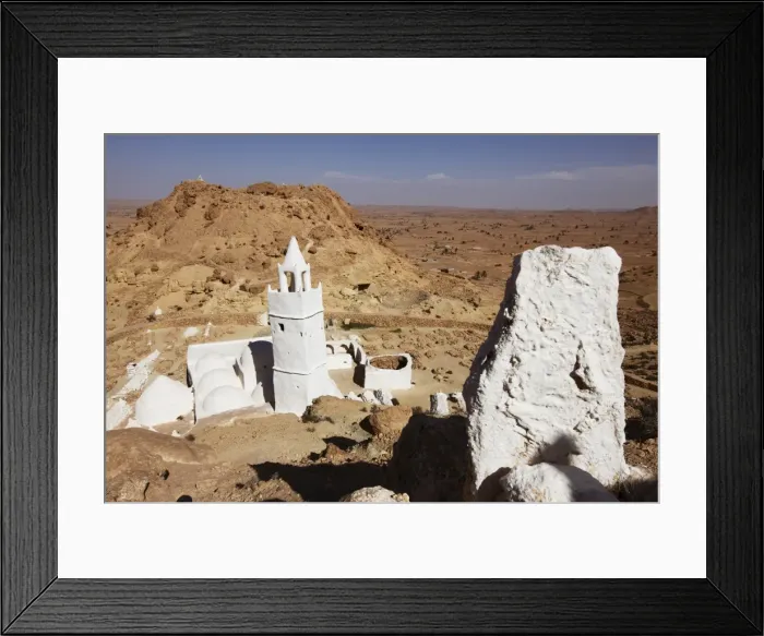 Framed Print : Seven Sleepers Mosque, Chenini, Sahara Desert, Tunisia, North Africa, Africa Framed Print : Seven Sleepers Mosque, Chenini, Sahara Desert, Tunisia, North Africa, Africa