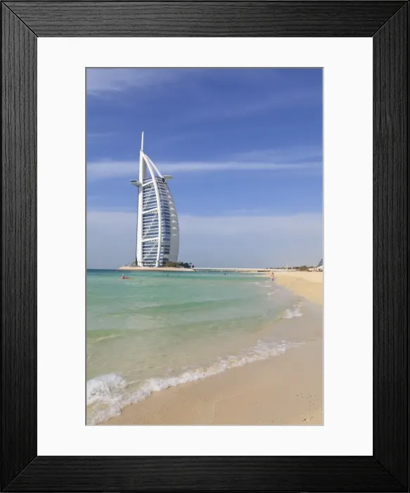 Framed Print : Burj Al Arab Hotel, Jumeirah Beach, Dubai, United Arab Emirates, Middle East Framed Print : Burj Al Arab Hotel, Jumeirah Beach, Dubai, United Arab Emirates, Middle East