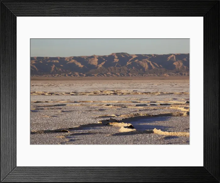 Framed Print : Chott El Jerid, flat dry salt lake between Tozeur and Kebili, Tunisia, North Africa Framed Print : Chott El Jerid, flat dry salt lake between Tozeur and Kebili, Tunisia, North Africa