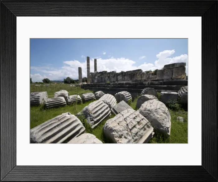 Framed Print : The Temple of Leto at the Lycian site of Letoon, UNESCO World Heritage Site Framed Print : The Temple of Leto at the Lycian site of Letoon, UNESCO World Heritage Site