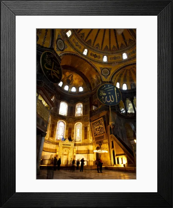 Framed Print : Interior of Aya Sofya (Church of the Divine Wisdom), Istanbul, Turkey, Europe Framed Print : Interior of Aya Sofya (Church of the Divine Wisdom), Istanbul, Turkey, Europe