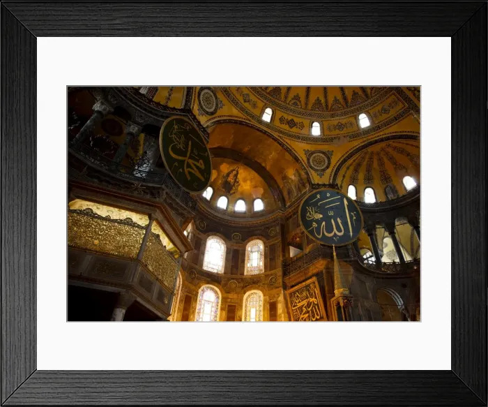 Framed Print : Interior of Aya Sofya (Church of the Divine Wisdom), Istanbul, Turkey, Europe Framed Print : Interior of Aya Sofya (Church of the Divine Wisdom), Istanbul, Turkey, Europe