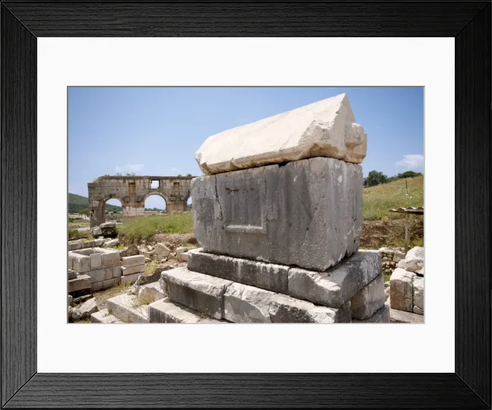 Framed Print : Sarcophagus at the Lycian site of Patara, near Kalkan, Antalya Province Framed Print : Sarcophagus at the Lycian site of Patara, near Kalkan, Antalya Province