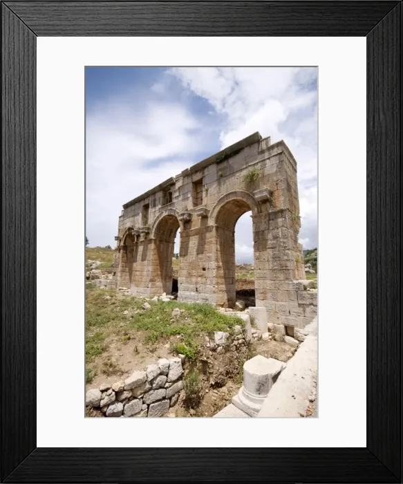Framed Print : Arch of Modestus at the Lycian site of Patara, near Kalkan, Antalya Province Framed Print : Arch of Modestus at the Lycian site of Patara, near Kalkan, Antalya Province