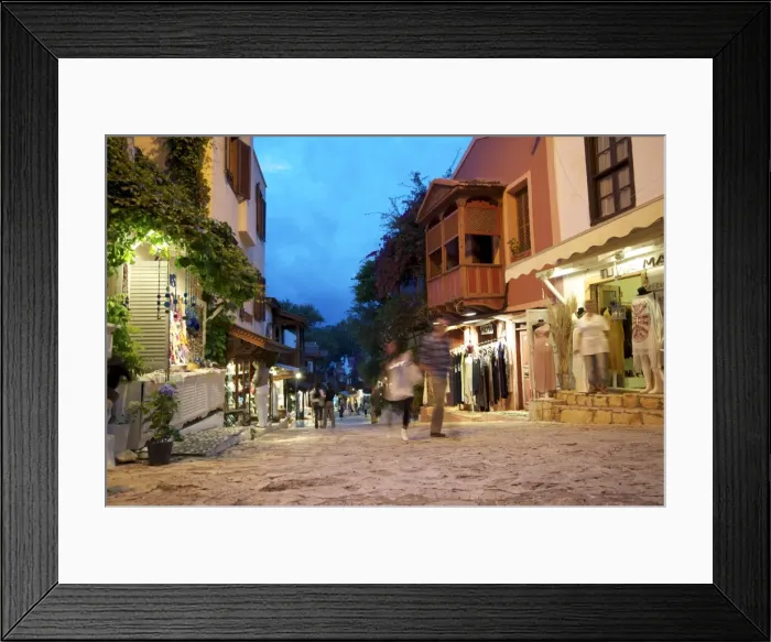 Framed Print : Kas, Antalya Province, Anatolia, Turkey, Asia Minor, Eurasia