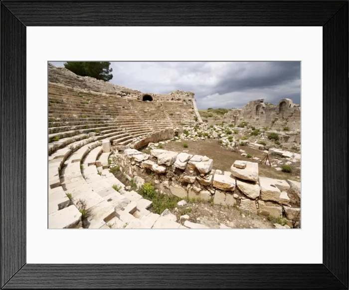 Framed Print : Amphitheatre at the Lycian site of Patara, near Kalkan, Antalya Province Framed Print : Amphitheatre at the Lycian site of Patara, near Kalkan, Antalya Province
