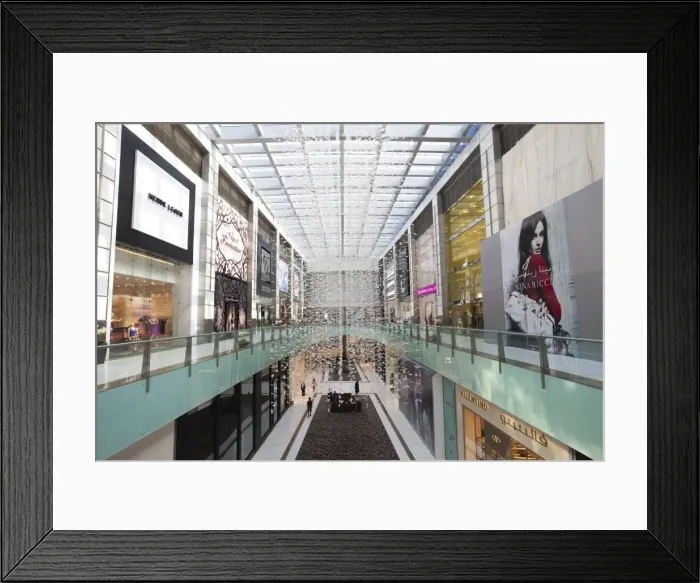 Framed Print : Dubai Mall, the worlds largest shopping mall, Downtown Dubai, Dubai Framed Print : Dubai Mall, the worlds largest shopping mall, Downtown Dubai, Dubai