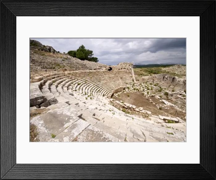 Framed Print : Amphitheatre at the Lycian site of Patara, near Kalkan, Antalya Province Framed Print : Amphitheatre at the Lycian site of Patara, near Kalkan, Antalya Province