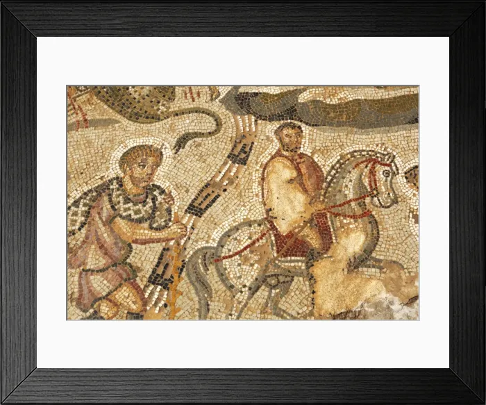Framed Print : Part of the Amphitrite Roman mosaic, House of Amphitrite, Bulla Regia Archaeological Site Framed Print : Part of the Amphitrite Roman mosaic, House of Amphitrite, Bulla Regia Archaeological Site