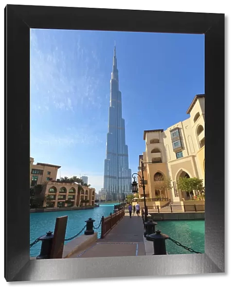 Burj Khalifa and the Palace Hotel, Downtown, Dubai, United Arab Emirates, Middle East