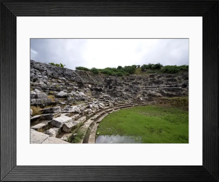Framed Print : Amphitheartre at the Lycian site of Letoon, UNESCO World Heritage Site Framed Print : Amphitheartre at the Lycian site of Letoon, UNESCO World Heritage Site