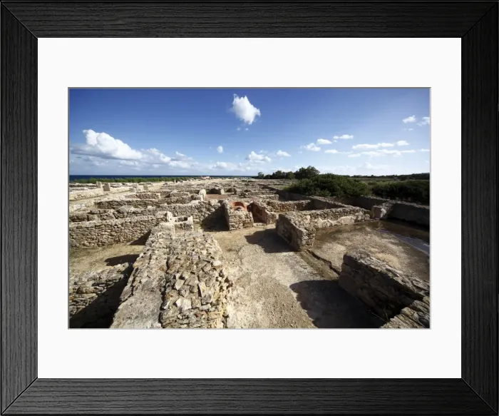 Framed Print : Phoenician ruins, Kerkouane Archaeological Site, UNESCO World Heritage Site Framed Print : Phoenician ruins, Kerkouane Archaeological Site, UNESCO World Heritage Site